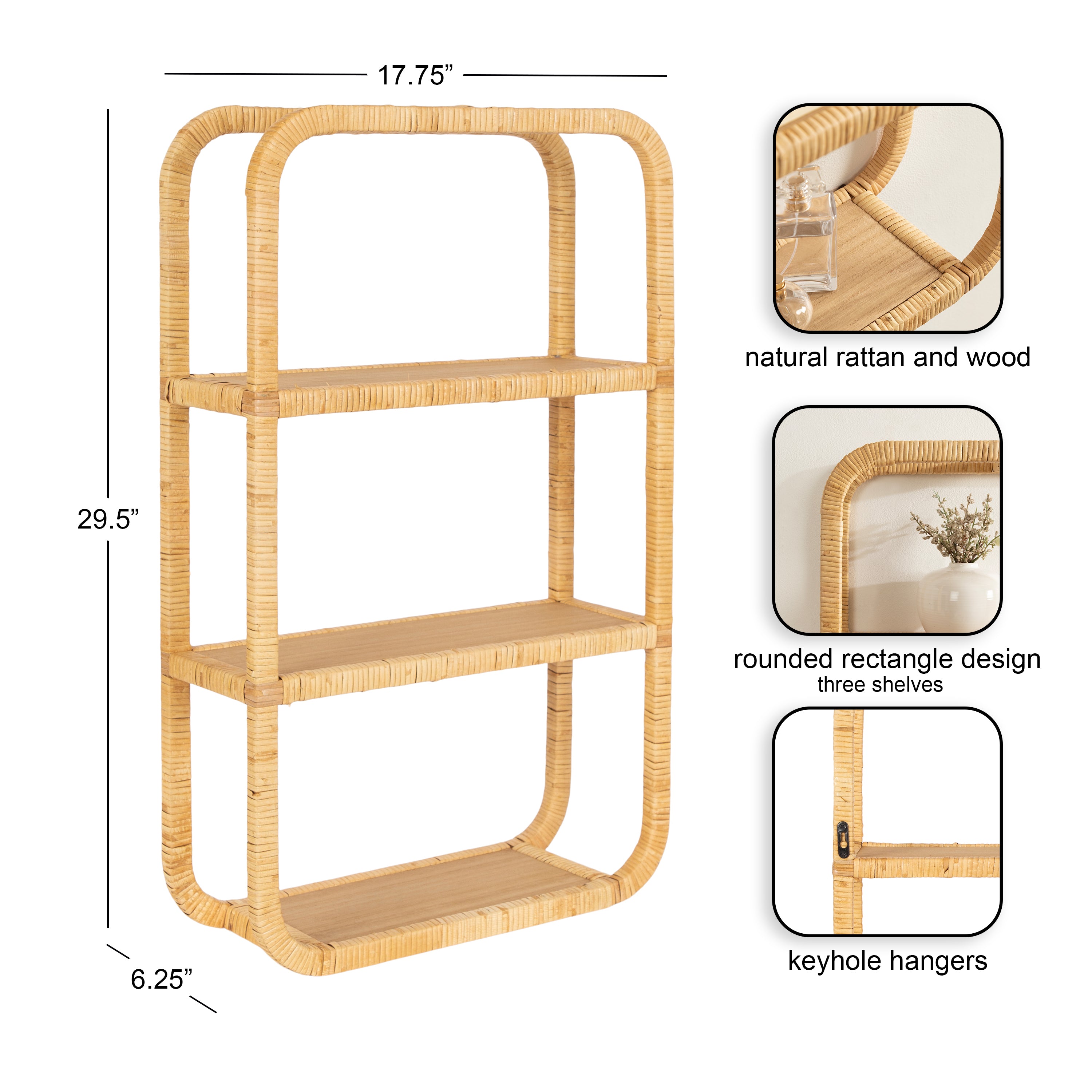 Accent Shelf 18x30 Natural 2
