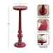 Side Table Red 8x8x23 2