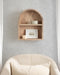 Accent Shelf Natural Beige 16x6x20 7