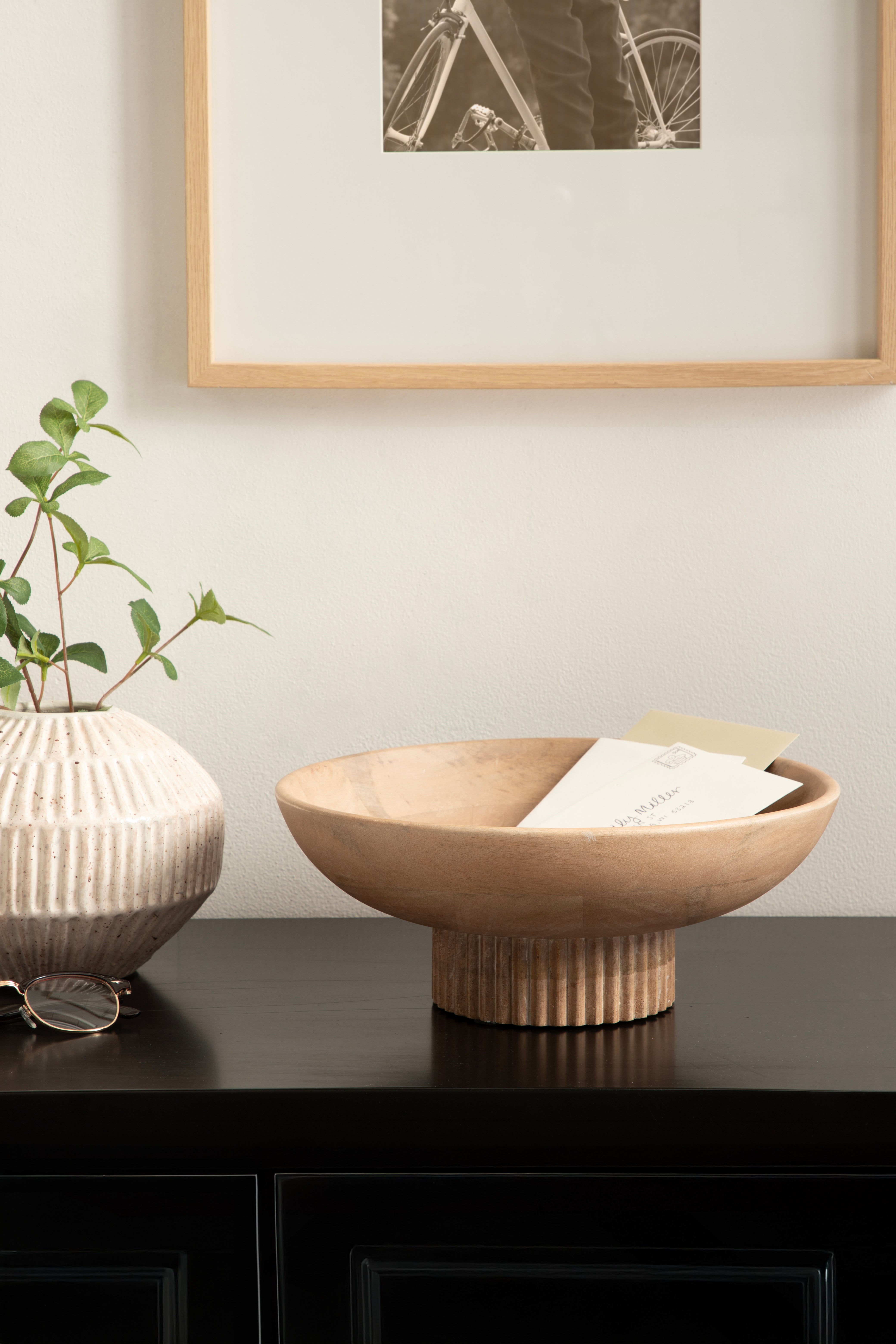 Serving Bowl Natural Beige 12x12x5 7