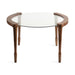 Coffee Table Walnut Brown 28x26x18 5