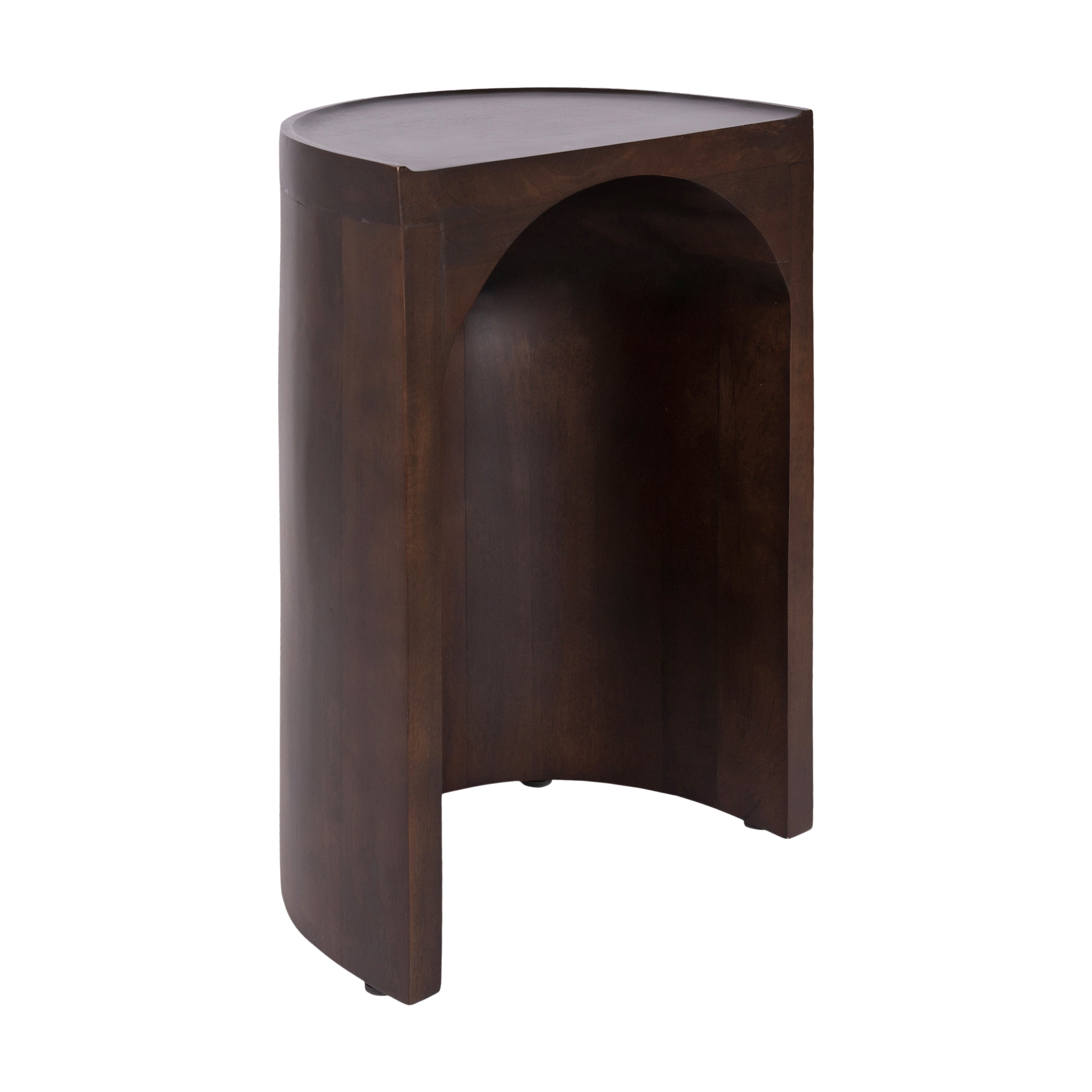 Side Table 14x10x22 Dark Brown 1