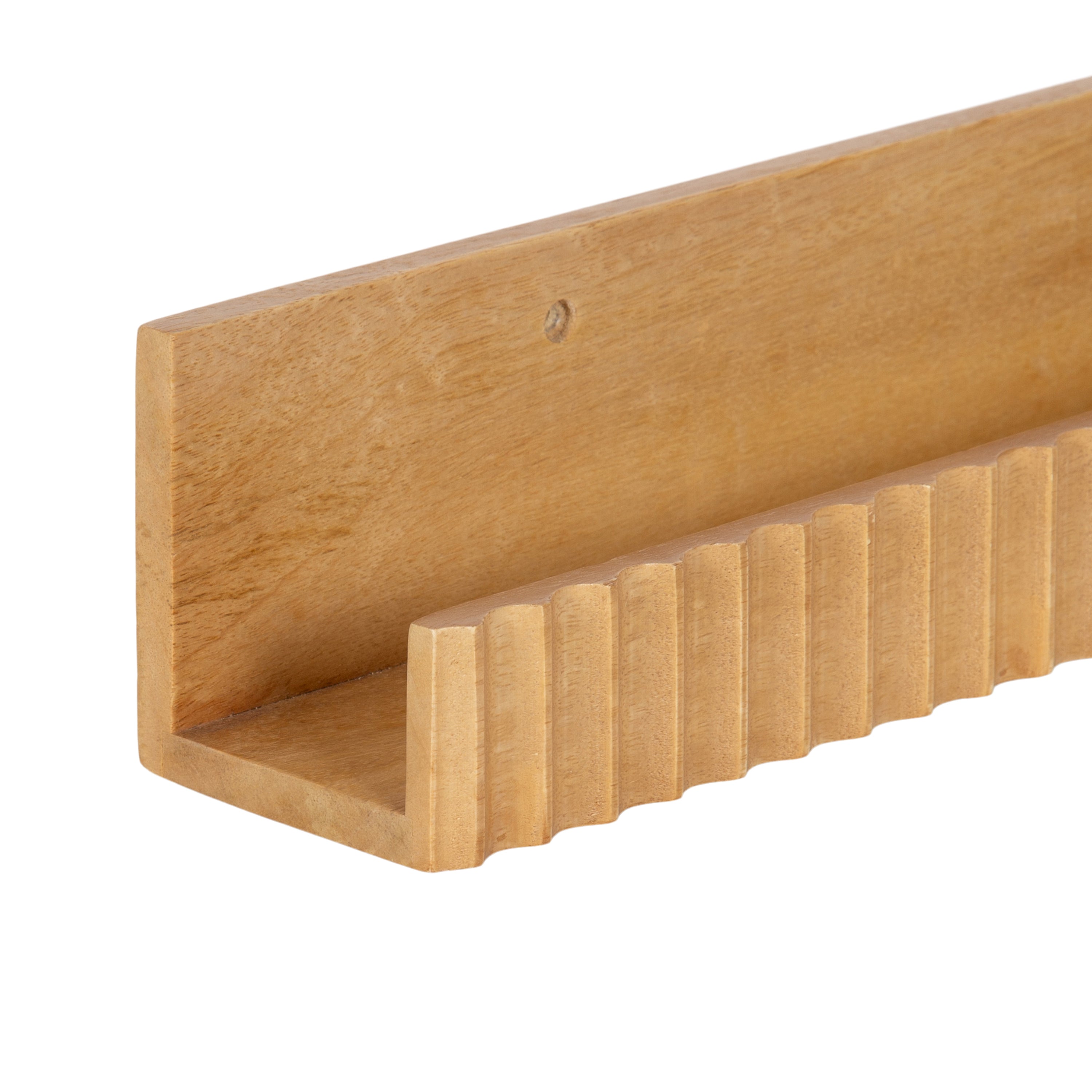 Floating Shelf Natural Biscuit 2 Piece 18 Inch 3