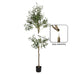 Faux Tree 5' Distressed White 5