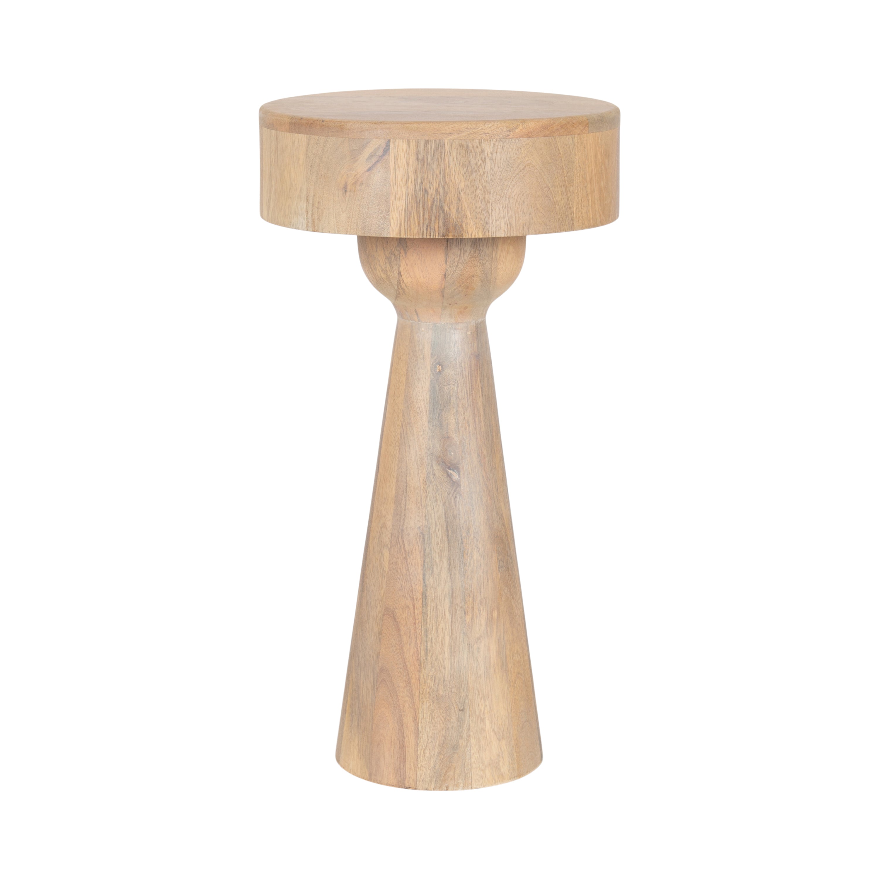 Side Table Natural Beige 12x12x22 1