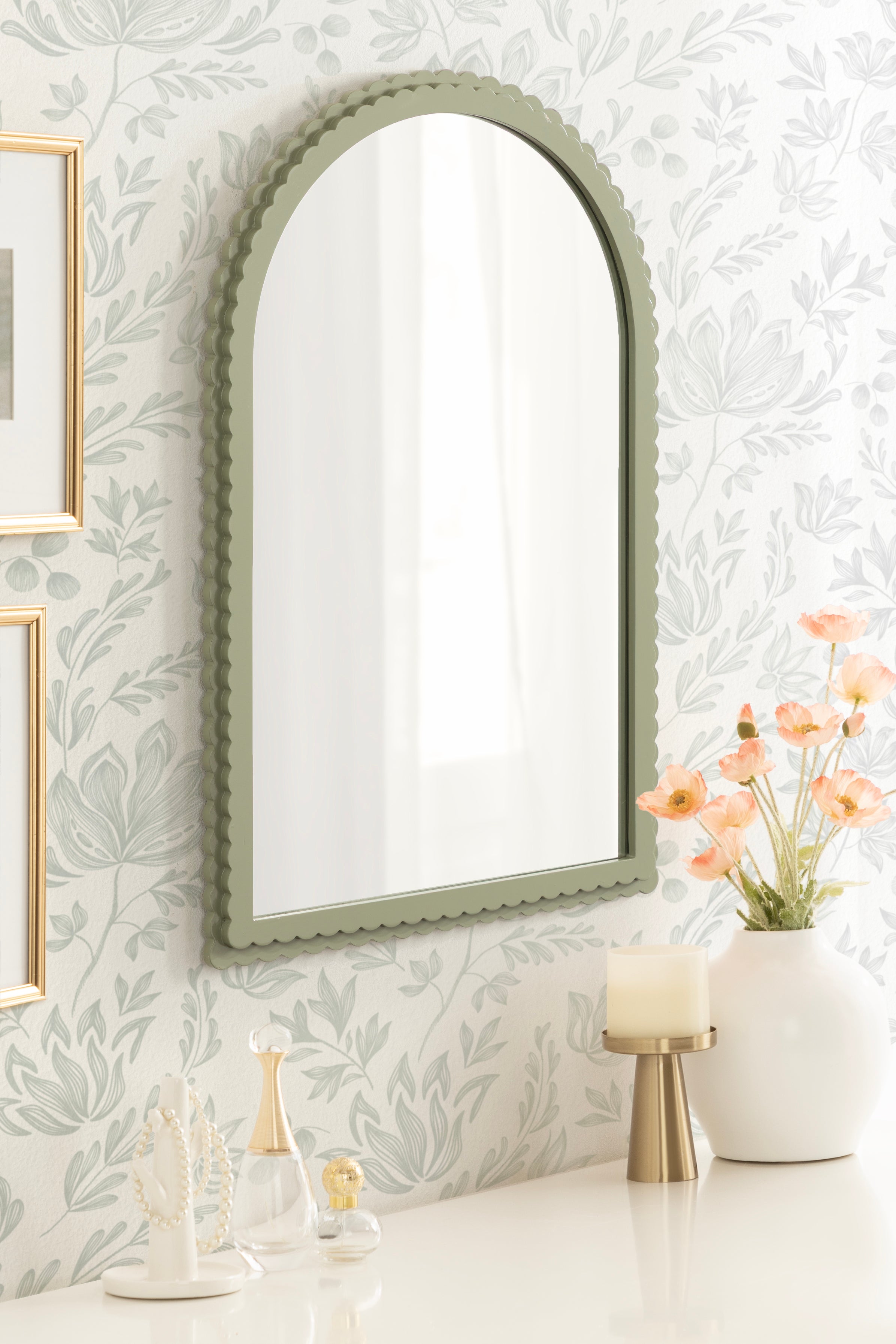 Arch Mirror 20x30 Green 6