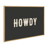 Sylvie Howdy Landscape Black Framed Canvas by Honey Island Studio