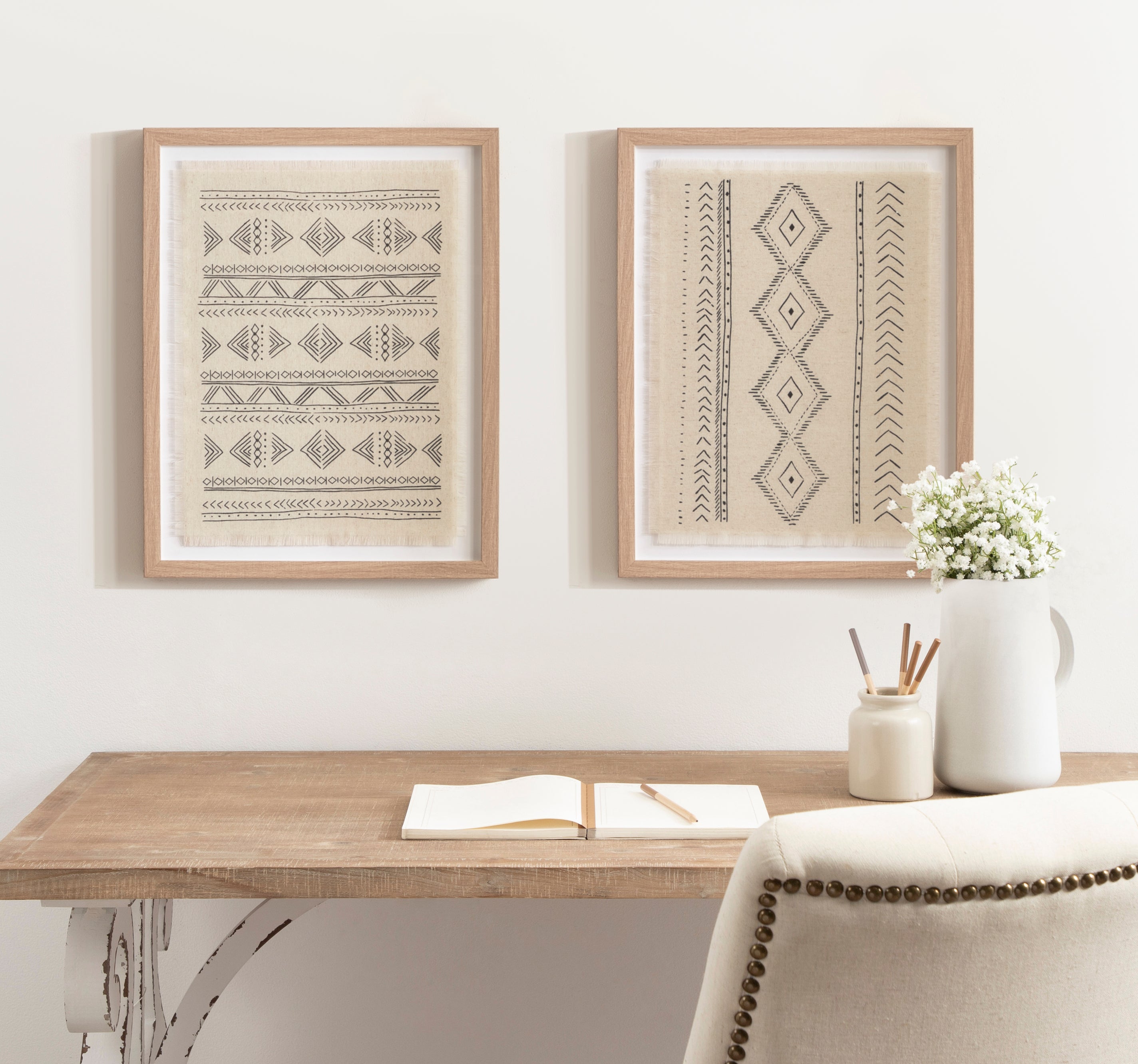 Samori Framed Textile Art Set