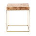 Side Table Gold 22x14x24 5