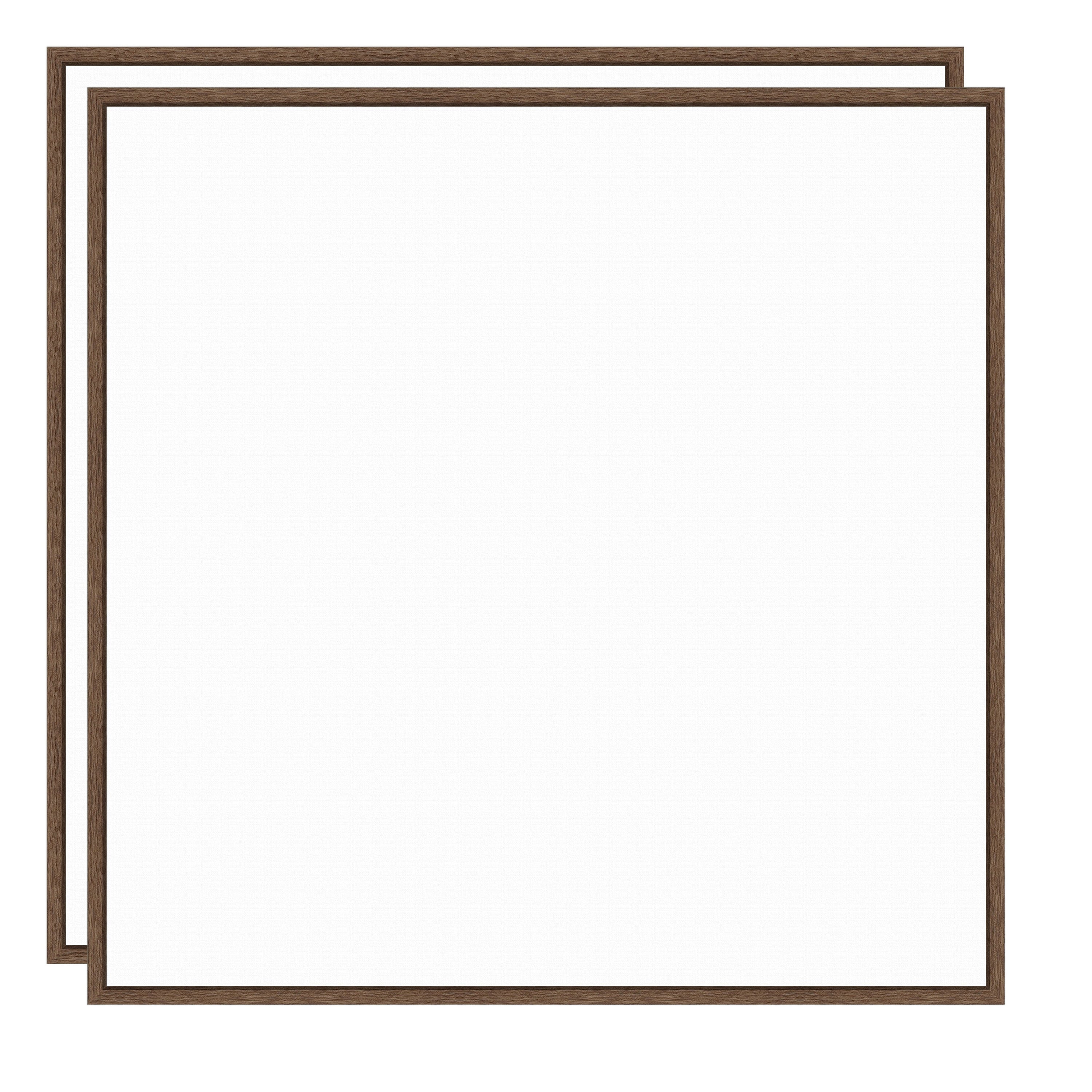 Art Set 2 Piece Set 30x30 Sylvie Walnut 1