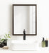 Rectangle Mirror Pewter 20x26 6