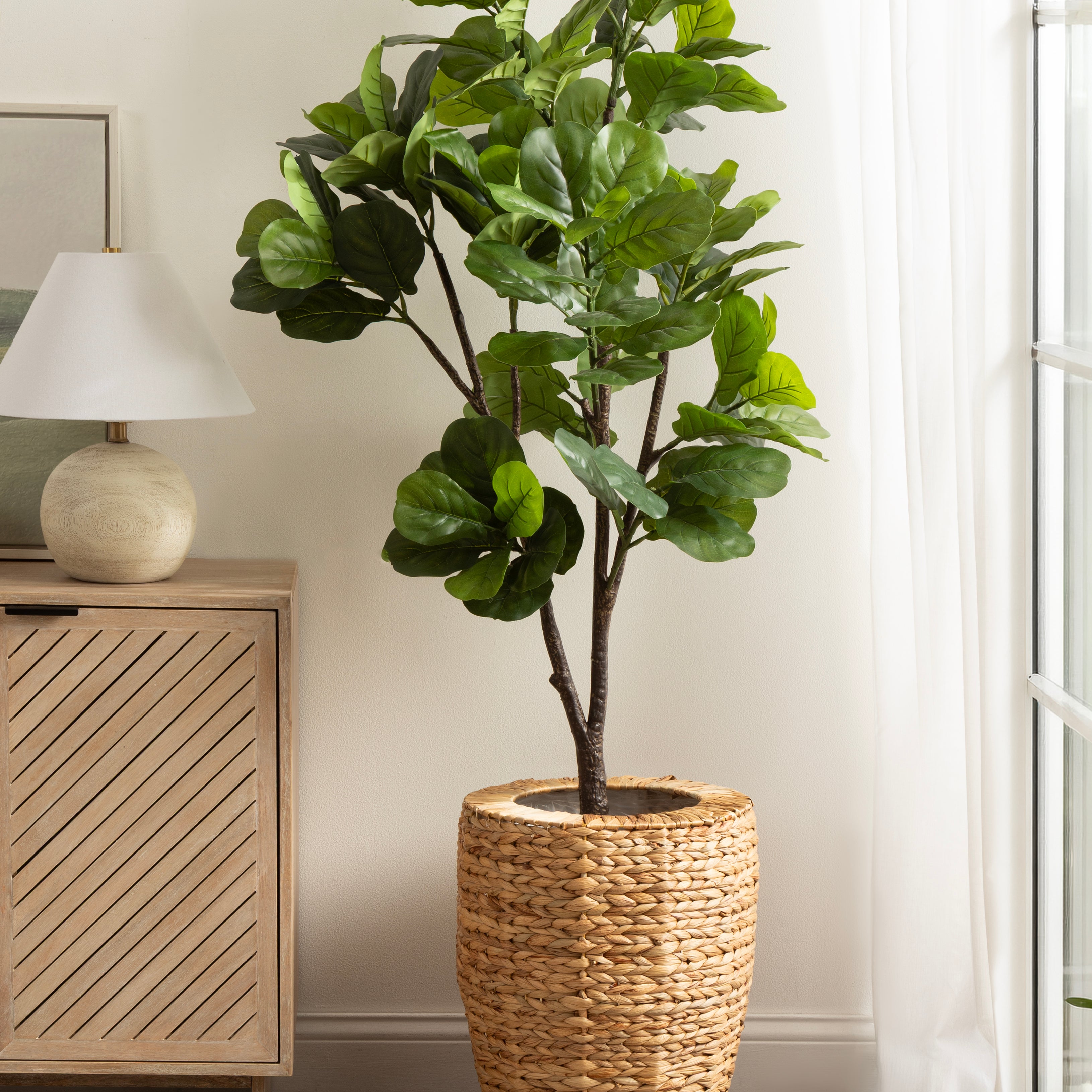 Freestanding Planter 15x15x20 Natural 6