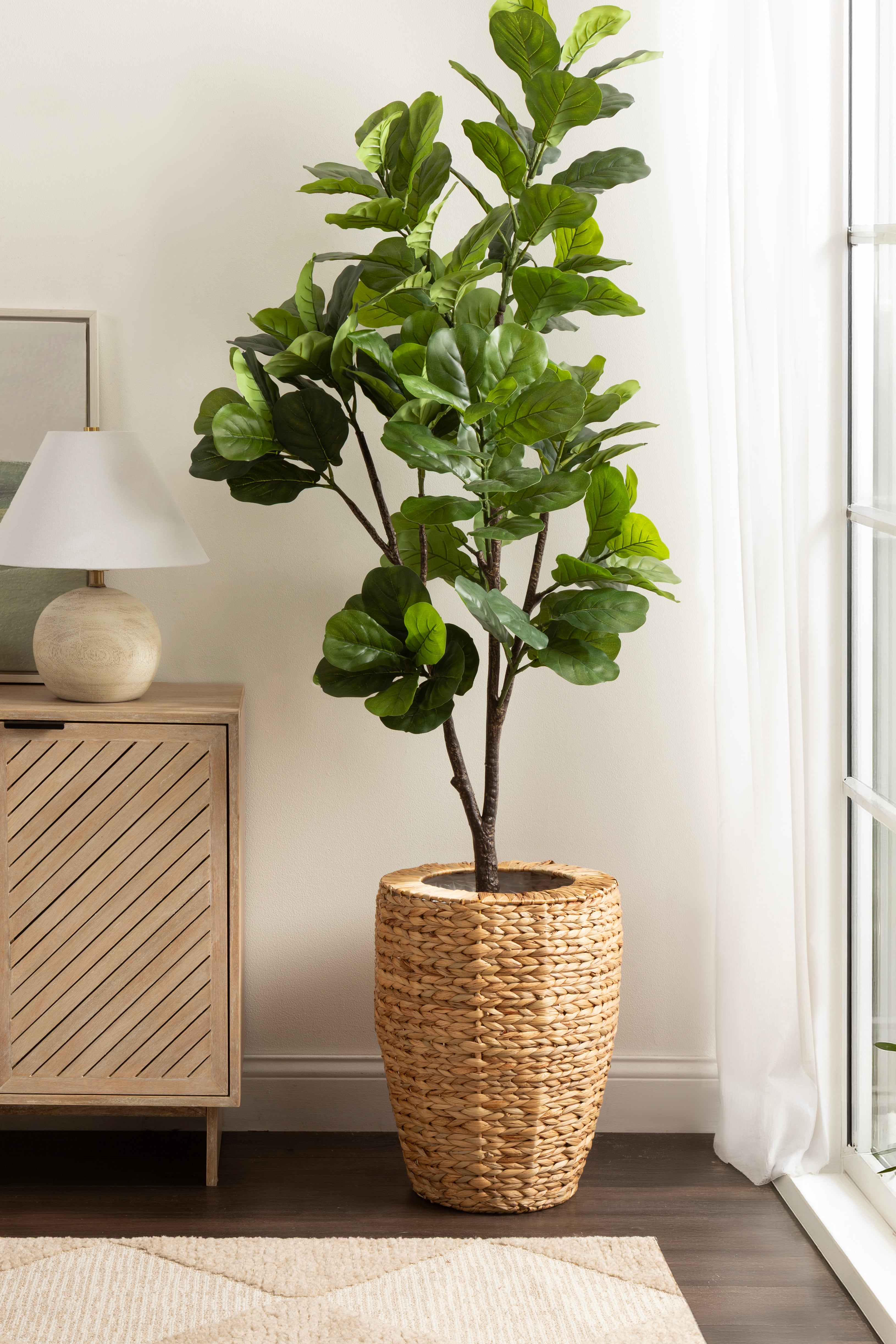 Freestanding Planter 15x15x20 Natural 6