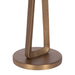 Side Table 12x12x22 Clear Gold 4