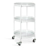 Celia Round Metal Bar Cart