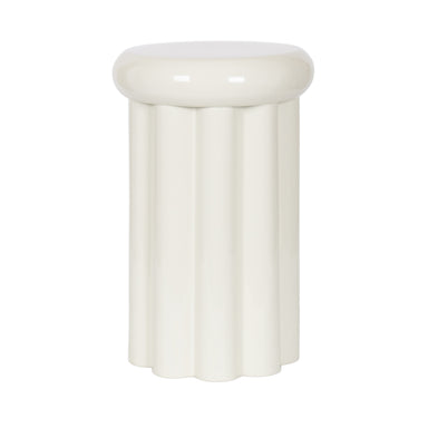 Side Table Beige 12x12x18 1