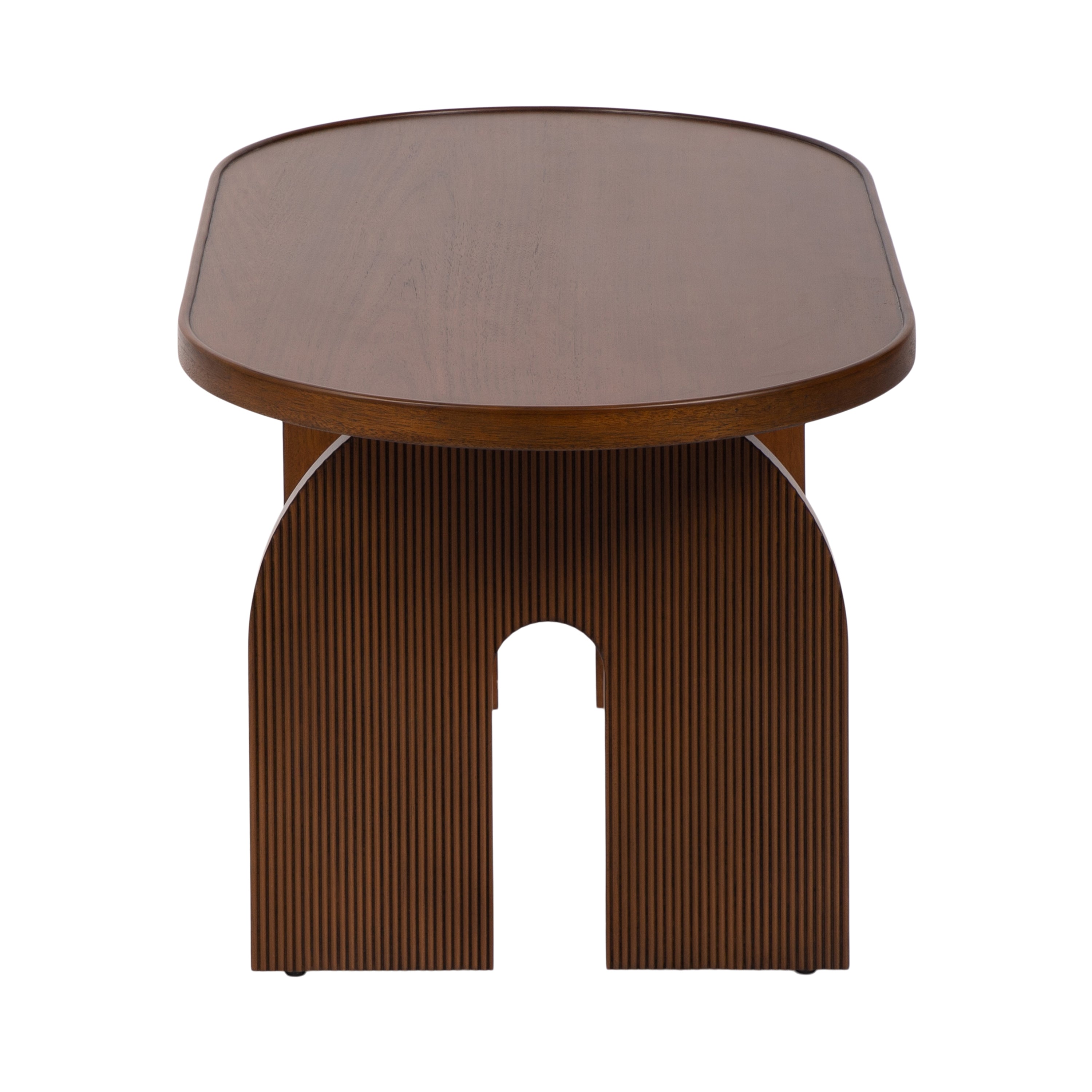 Coffee Table Walnut Brown 37x21x19 5