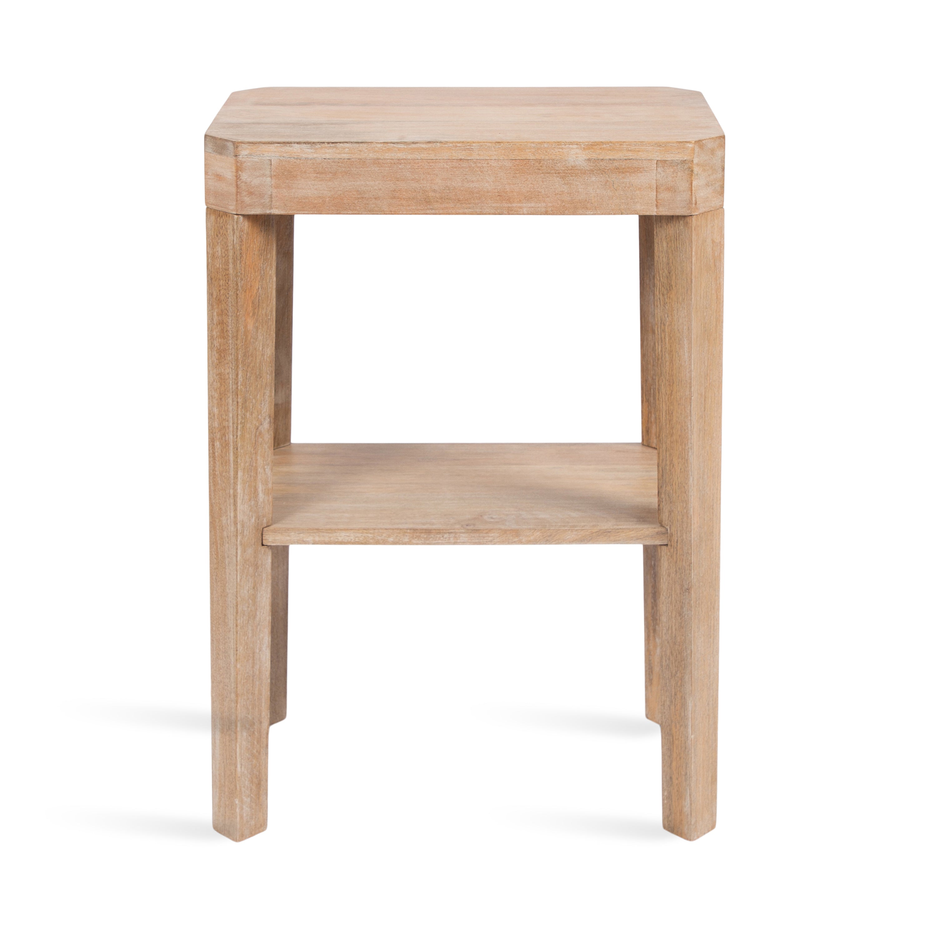 Side Table Natural Beige 16x10x25 5