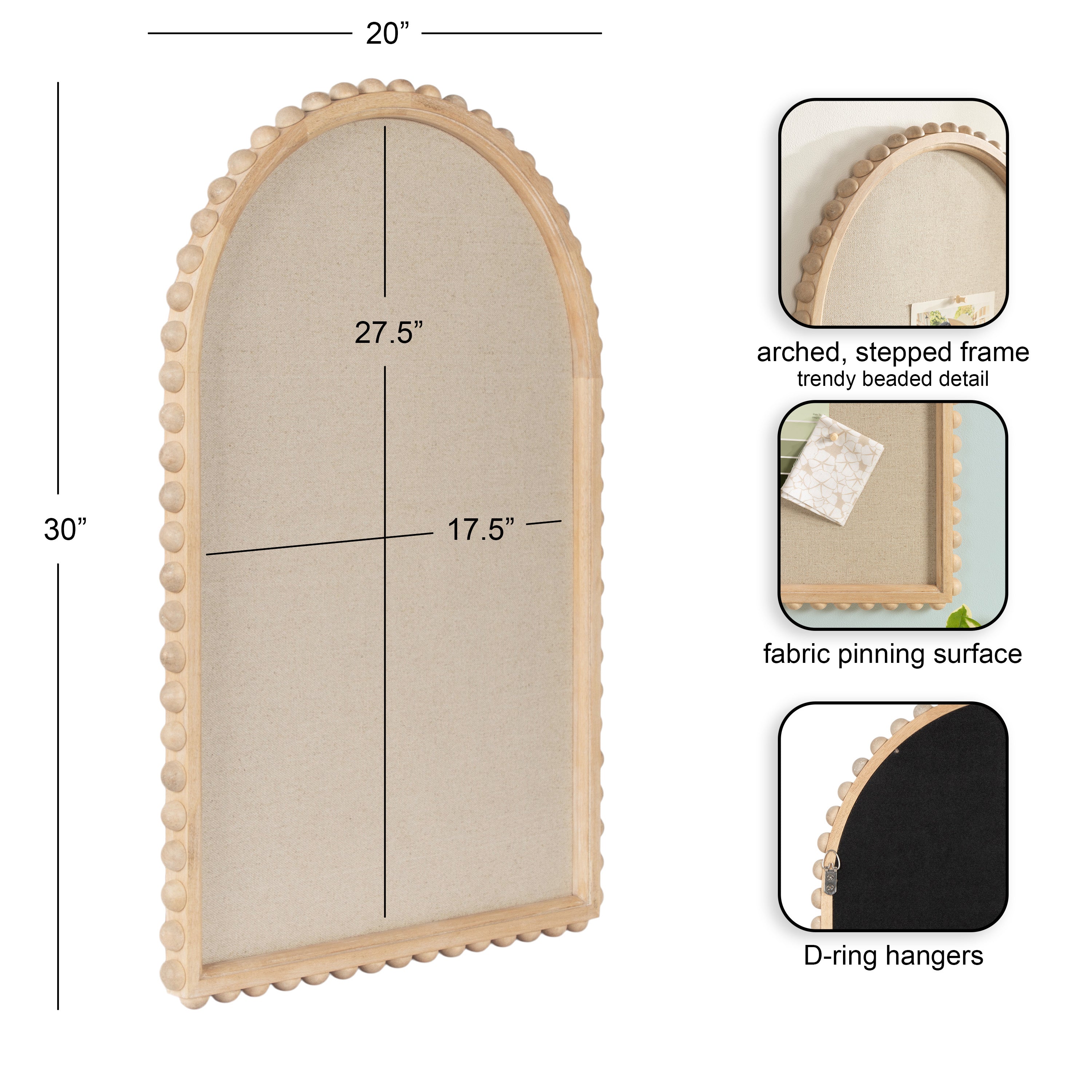Pinboard Natural Beige 20x30 2