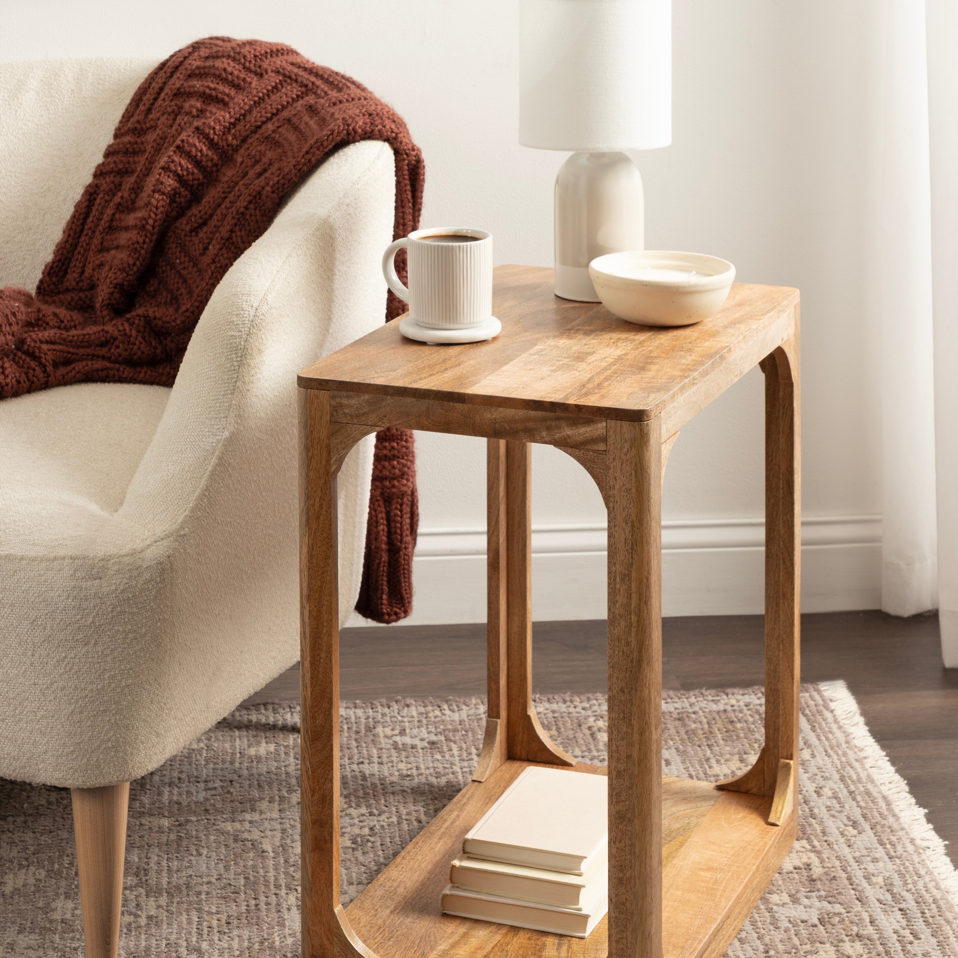 Side Table 22x14x22 Natural 6