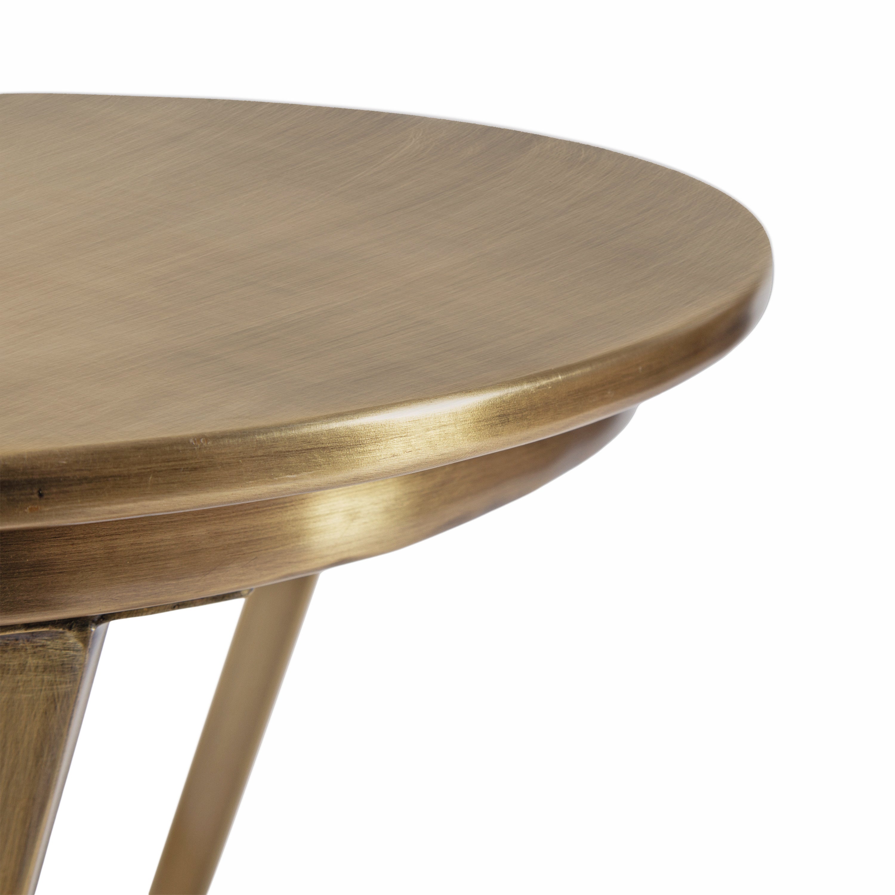 Side Table Gold 15x15x23 3