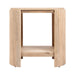 Side Table Natural Beige 22x13x22 5