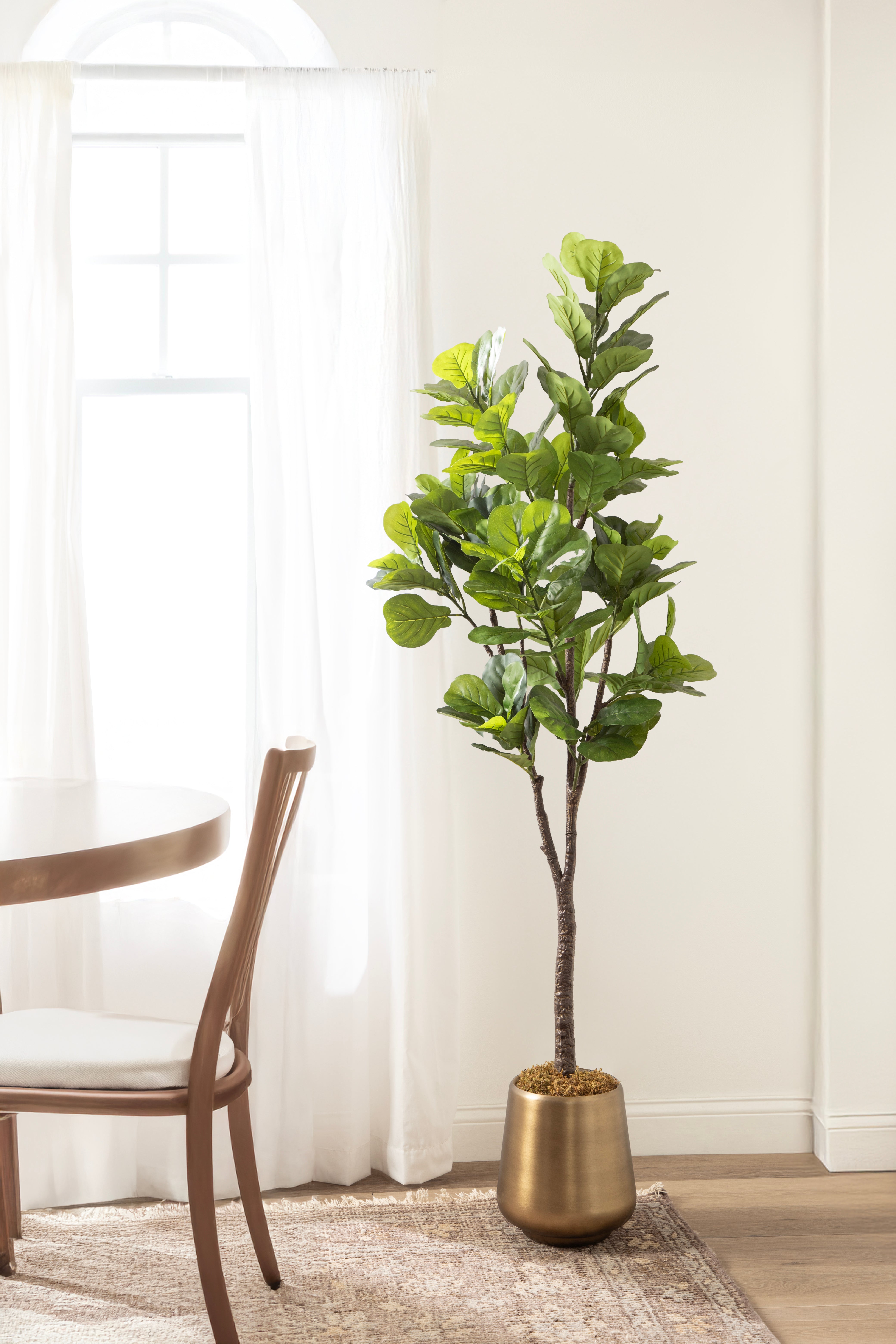 Faux Tree Gold 6' 7