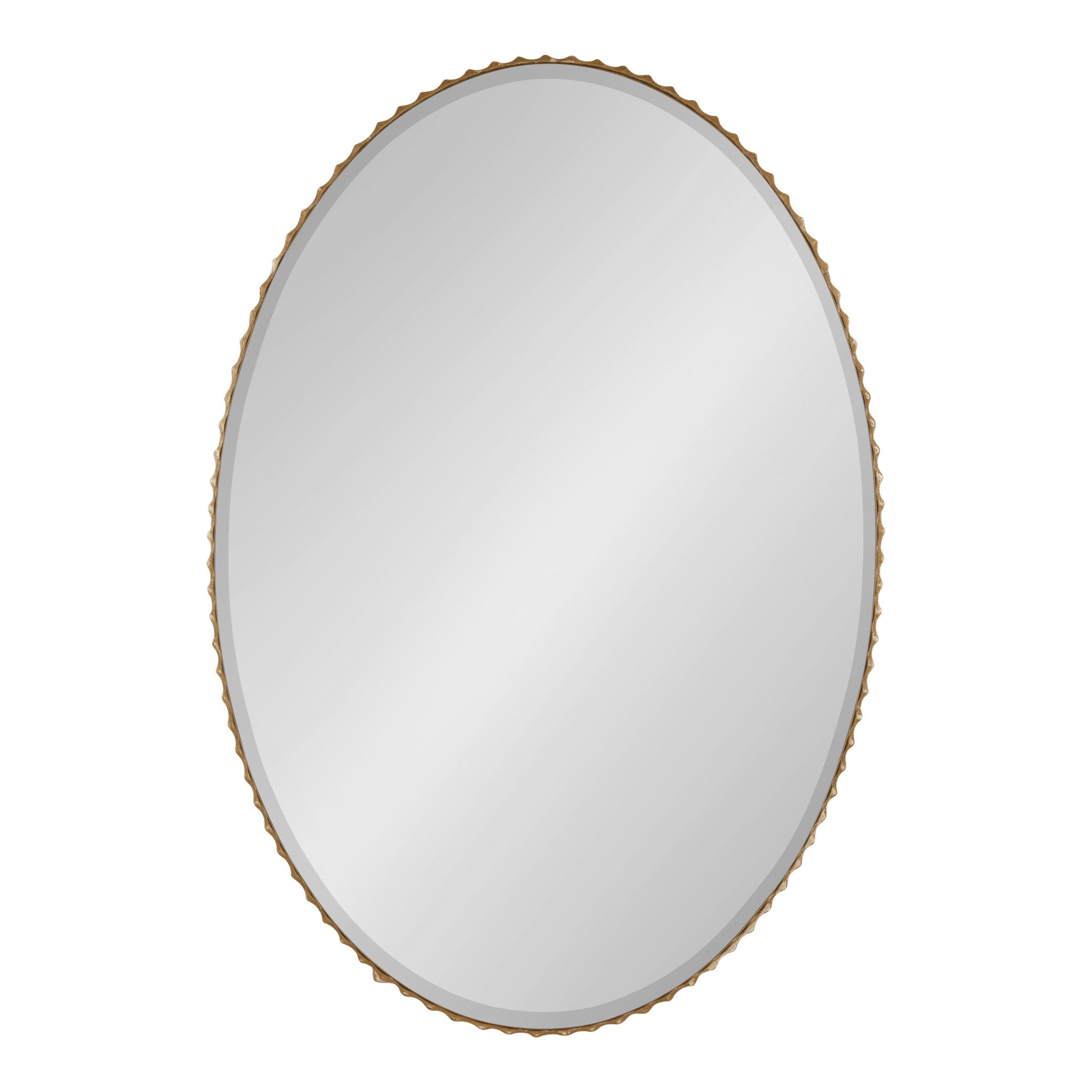 Elmora Fluted Oval Wall Mirror