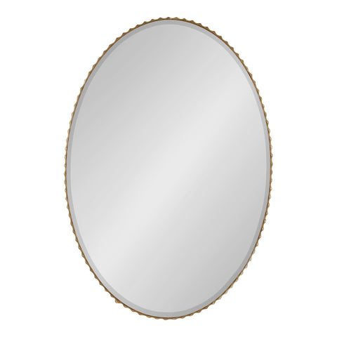 Elmora Fluted Oval Wall Mirror