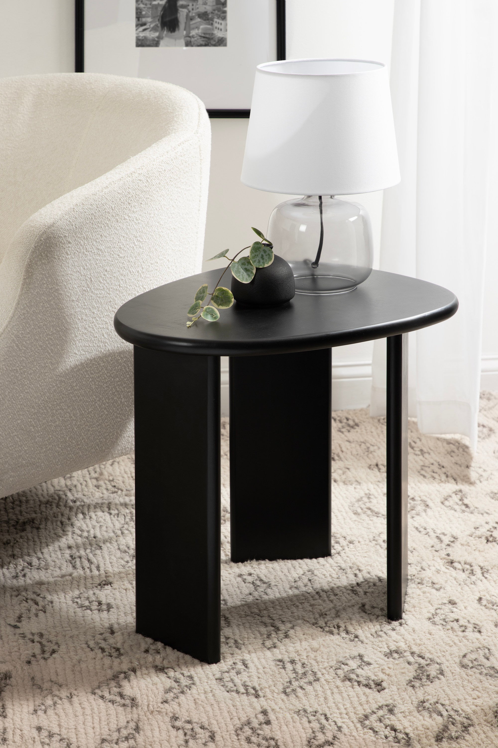 Tortola Wood Side Table