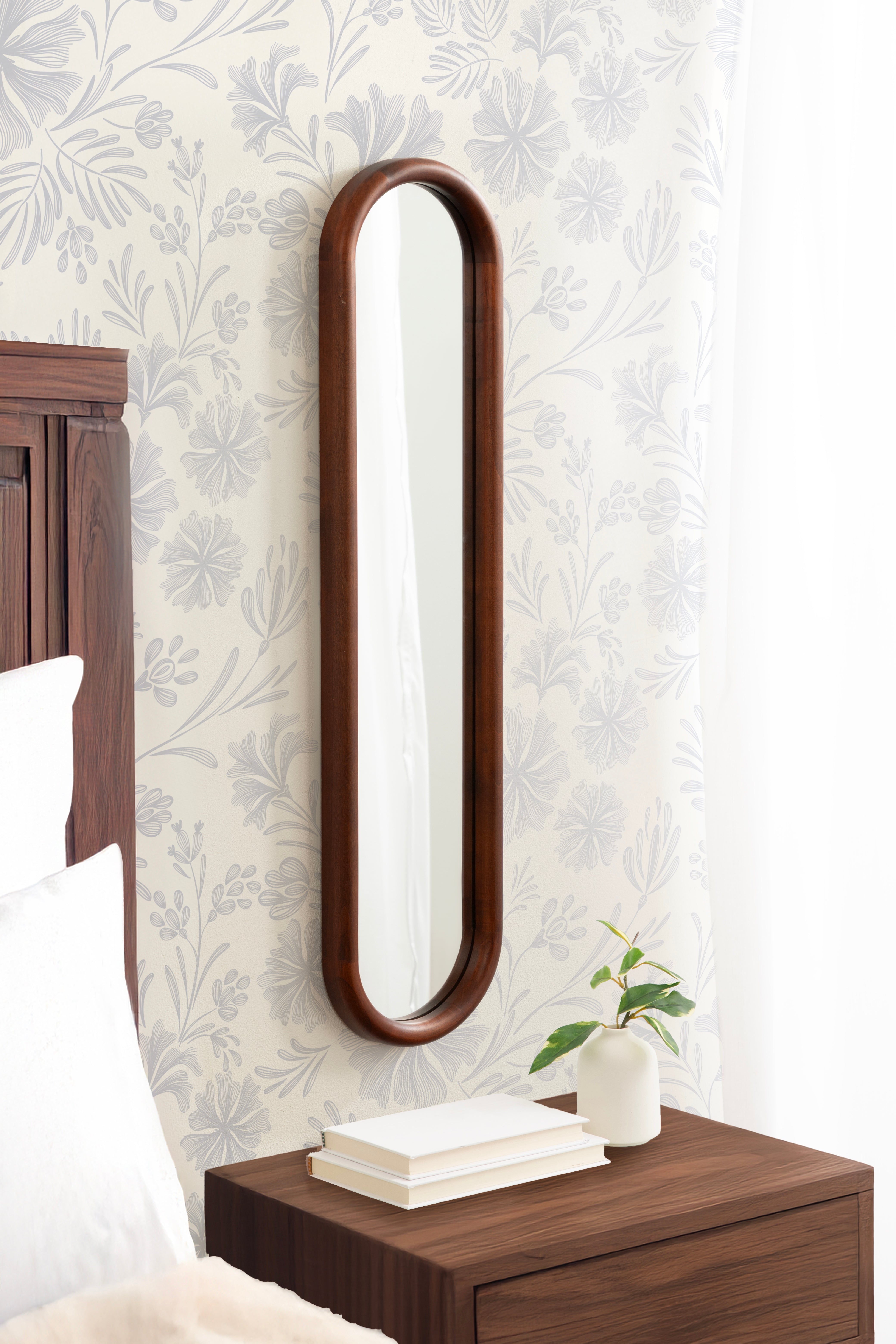 Capsule Mirror Dark Brown 9x36 7