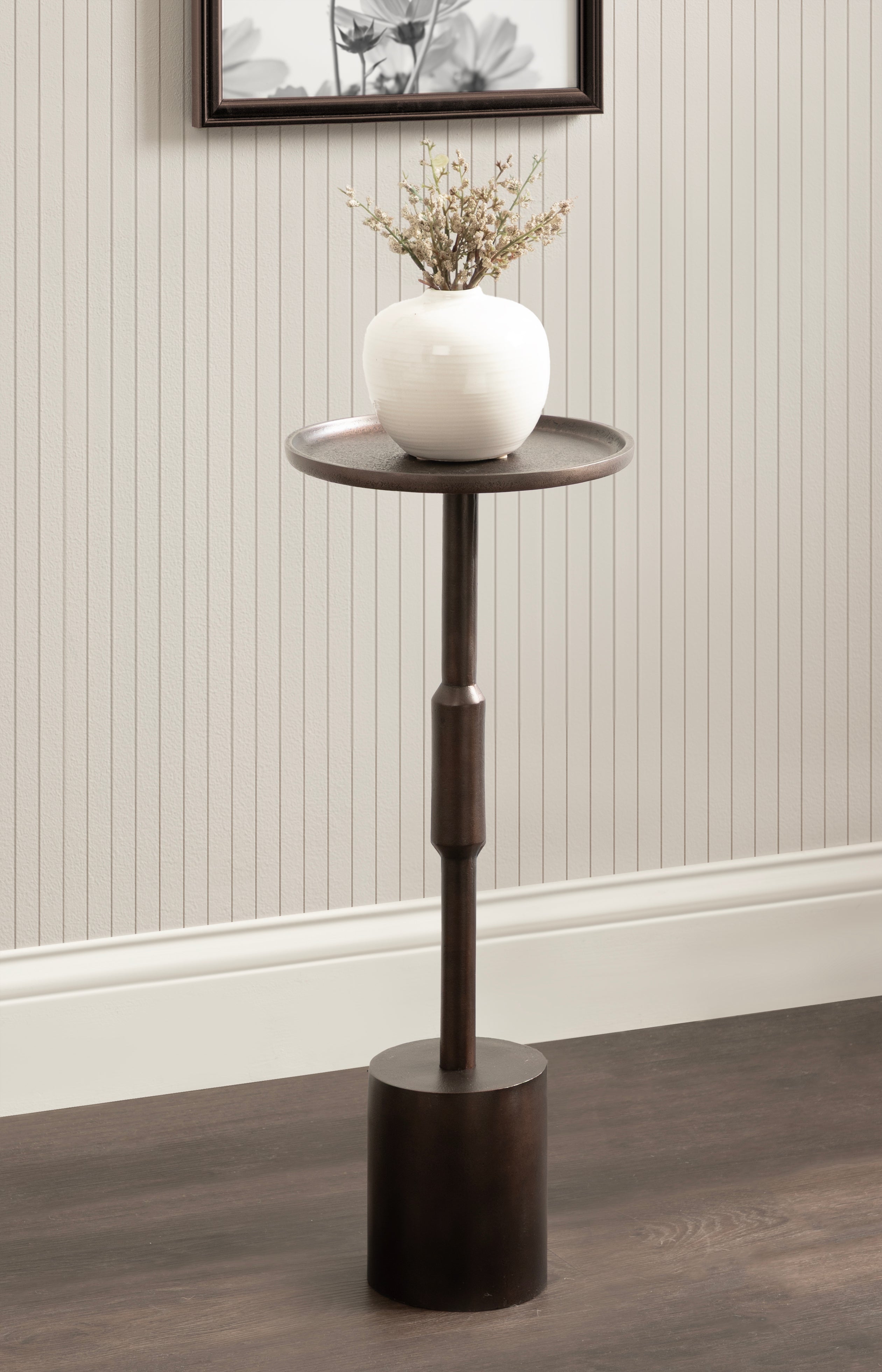 Drink Table Bronze 9x9x22 7