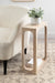 Side Table Whitewash 16x8x24 6