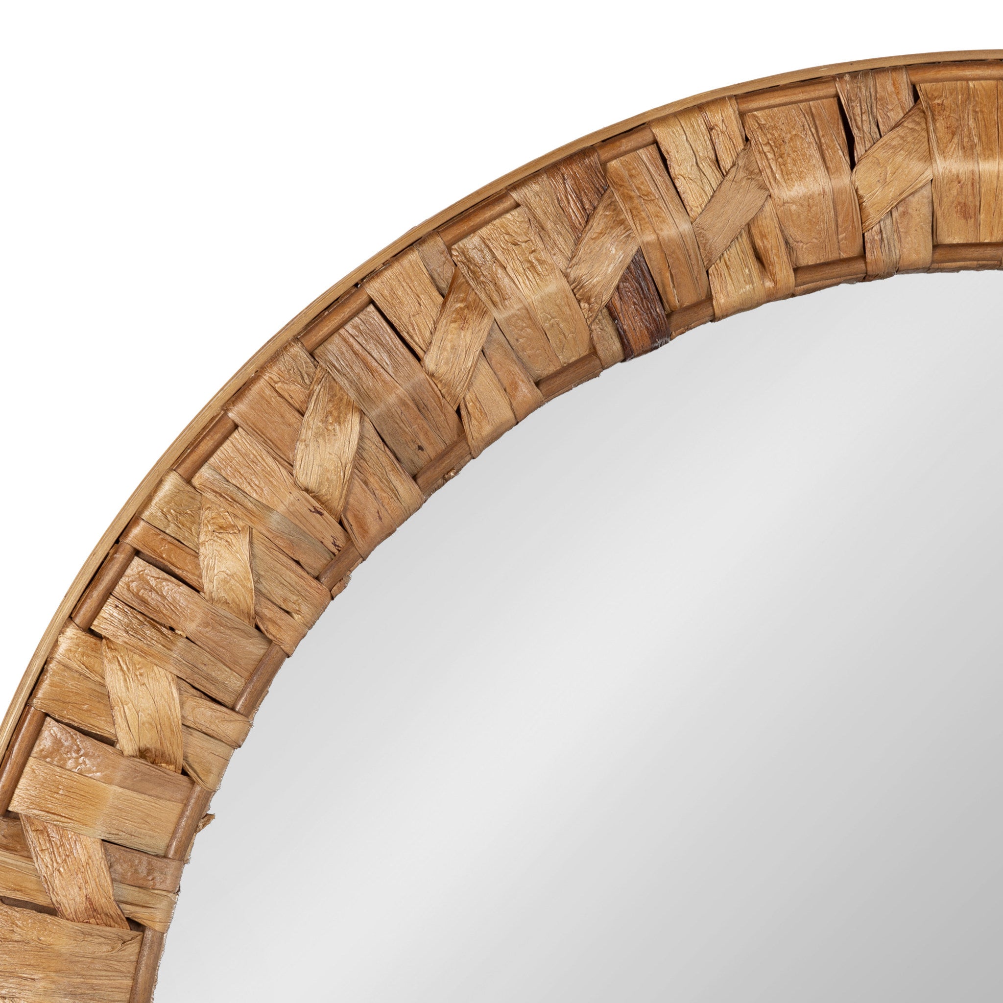 Laalima Woven Round Mirror