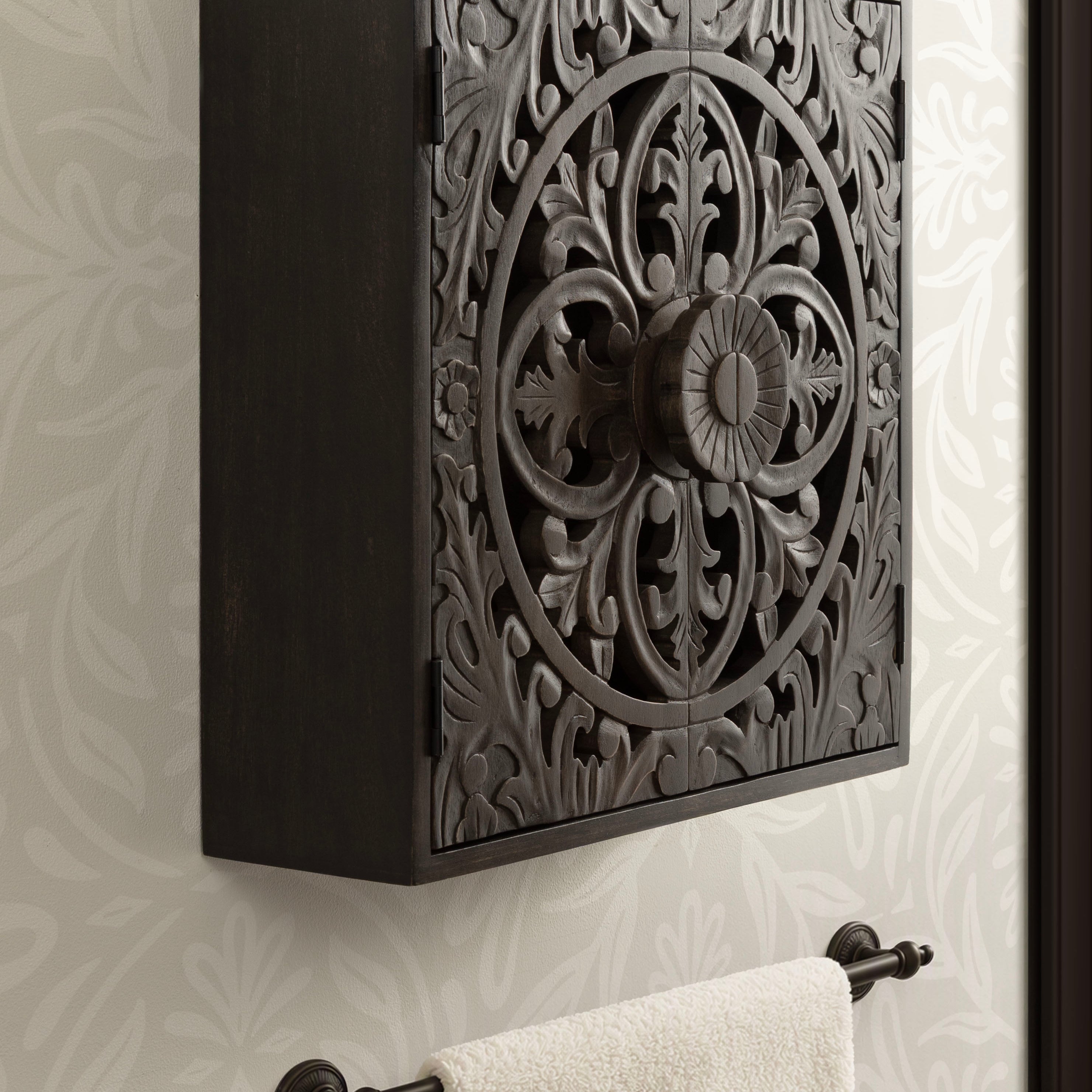Cabinet 20x6x20 Dark Brown 8
