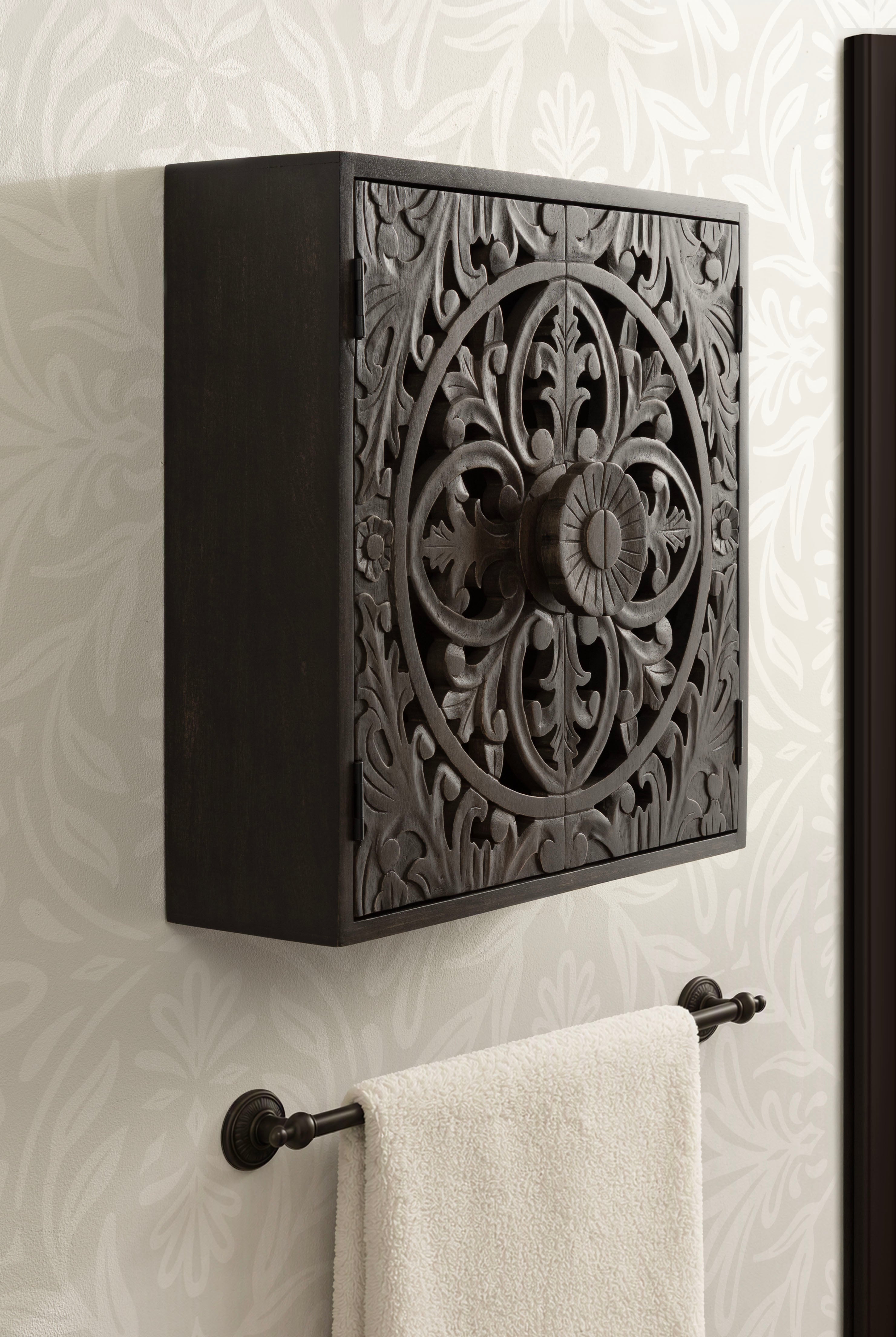 Cabinet 20x6x20 Dark Brown 8