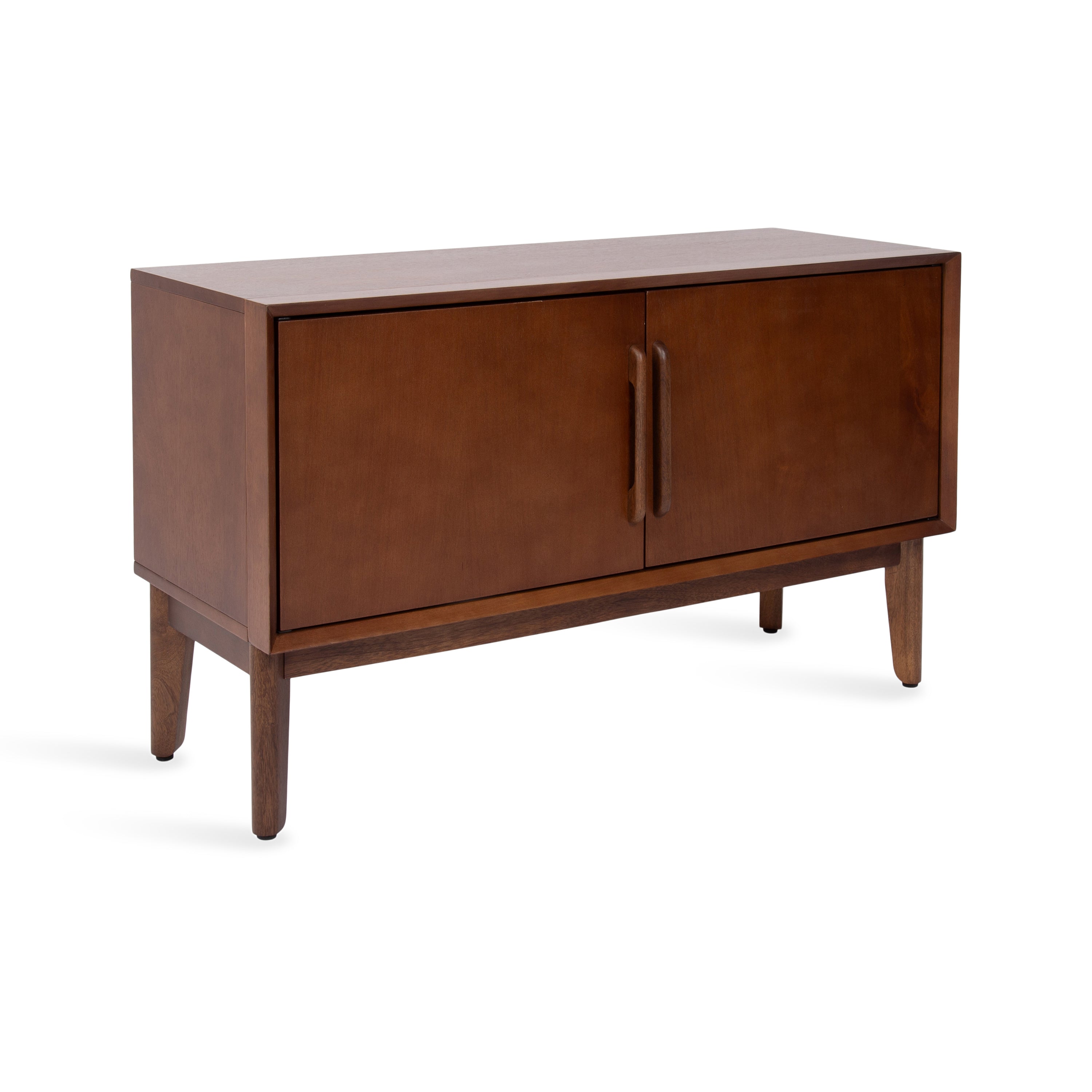 TV Stand 38x15x22 Walnut Brown 1