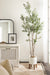 Faux Tree 7.5' White Rustic Brown 8