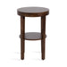 Side Table Dark Brown 16x16x24 6