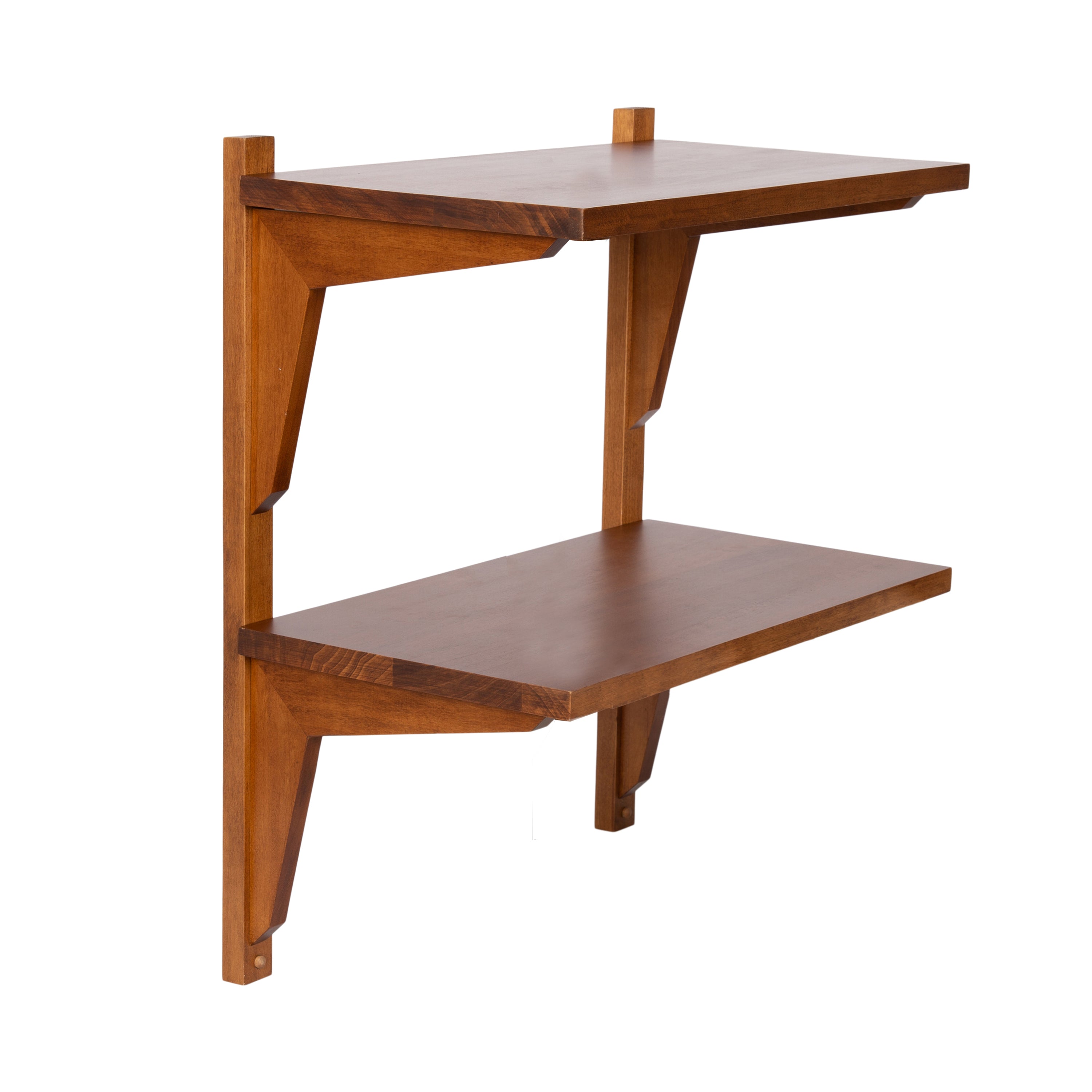 Accent Shelf Walnut Brown 18x12x24 1