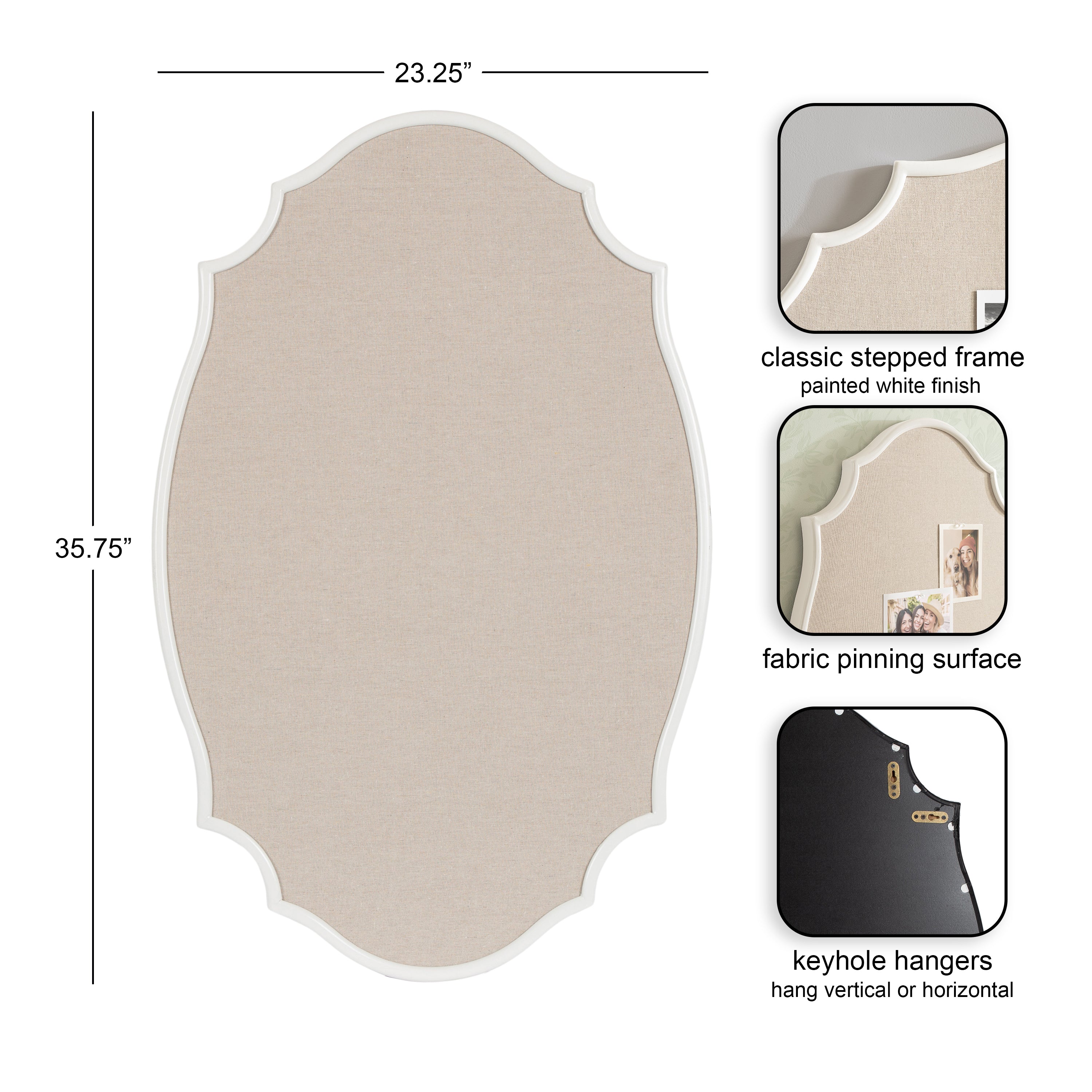 Pinboard White 24x36 2
