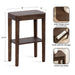 Side Table Dark Brown 16x10x25 2