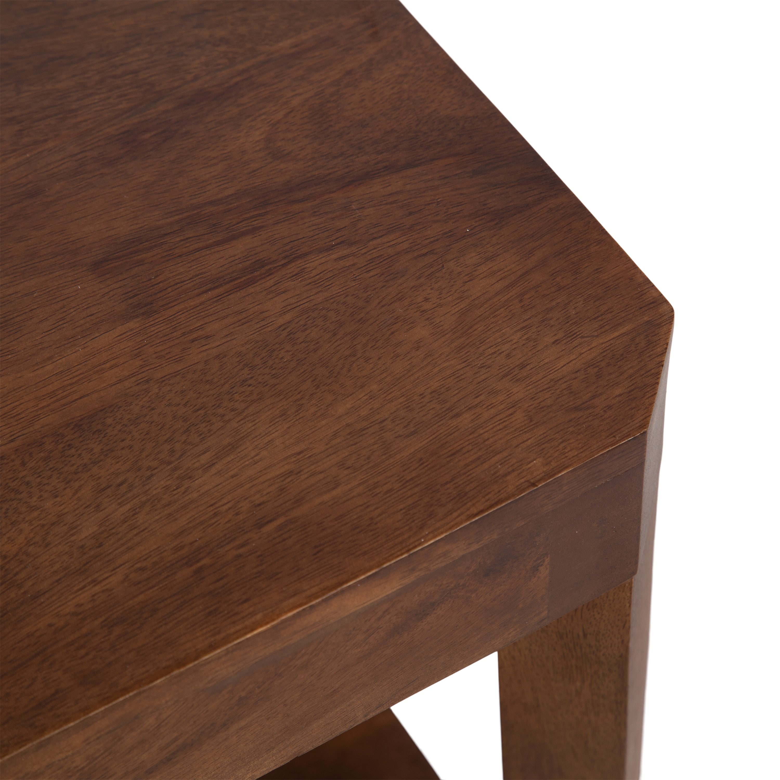 Side Table Walnut Brown 16x10x25 3