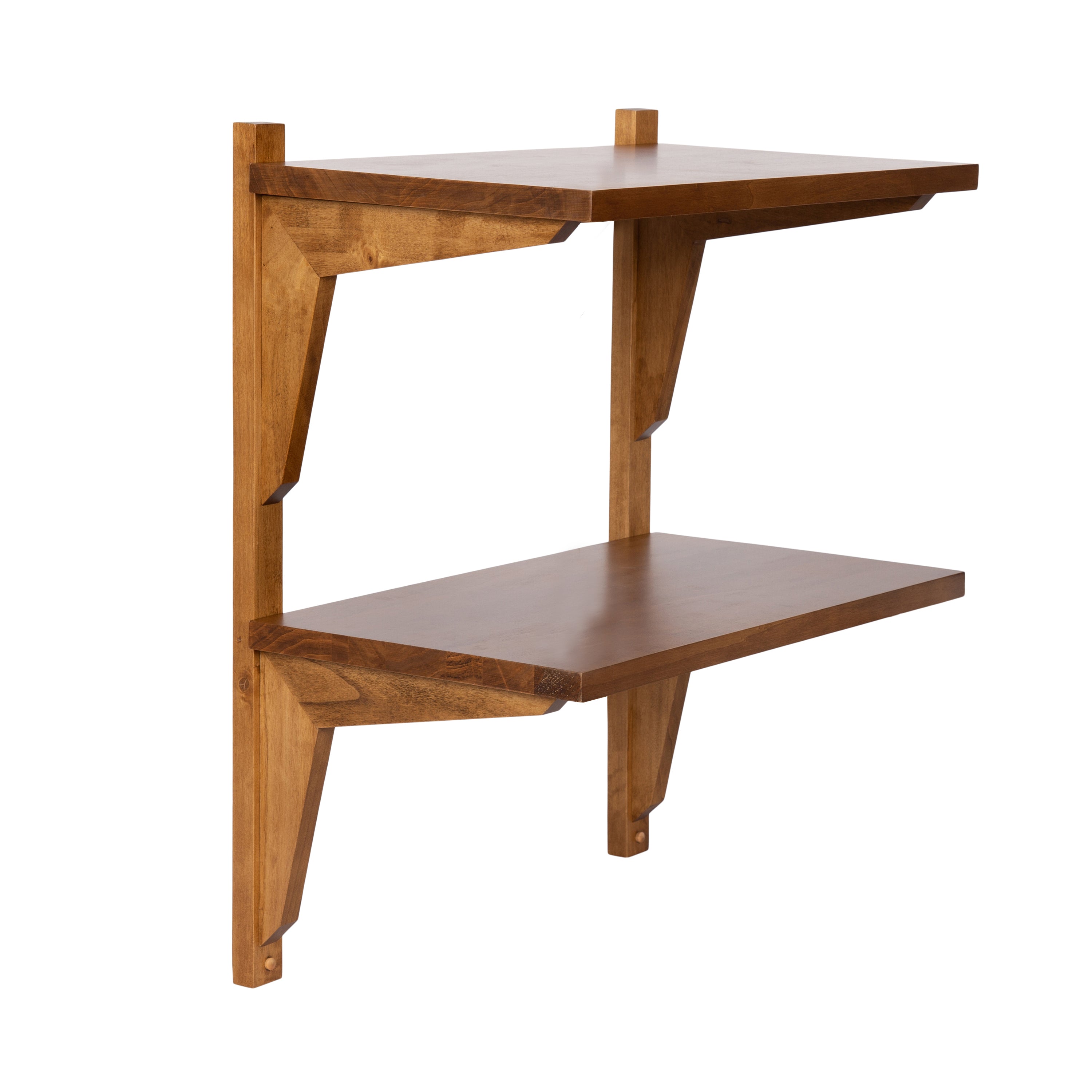Accent Shelf Rustic Brown 18x12x24 1