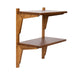 Accent Shelf Rustic Brown 18x12x24 1