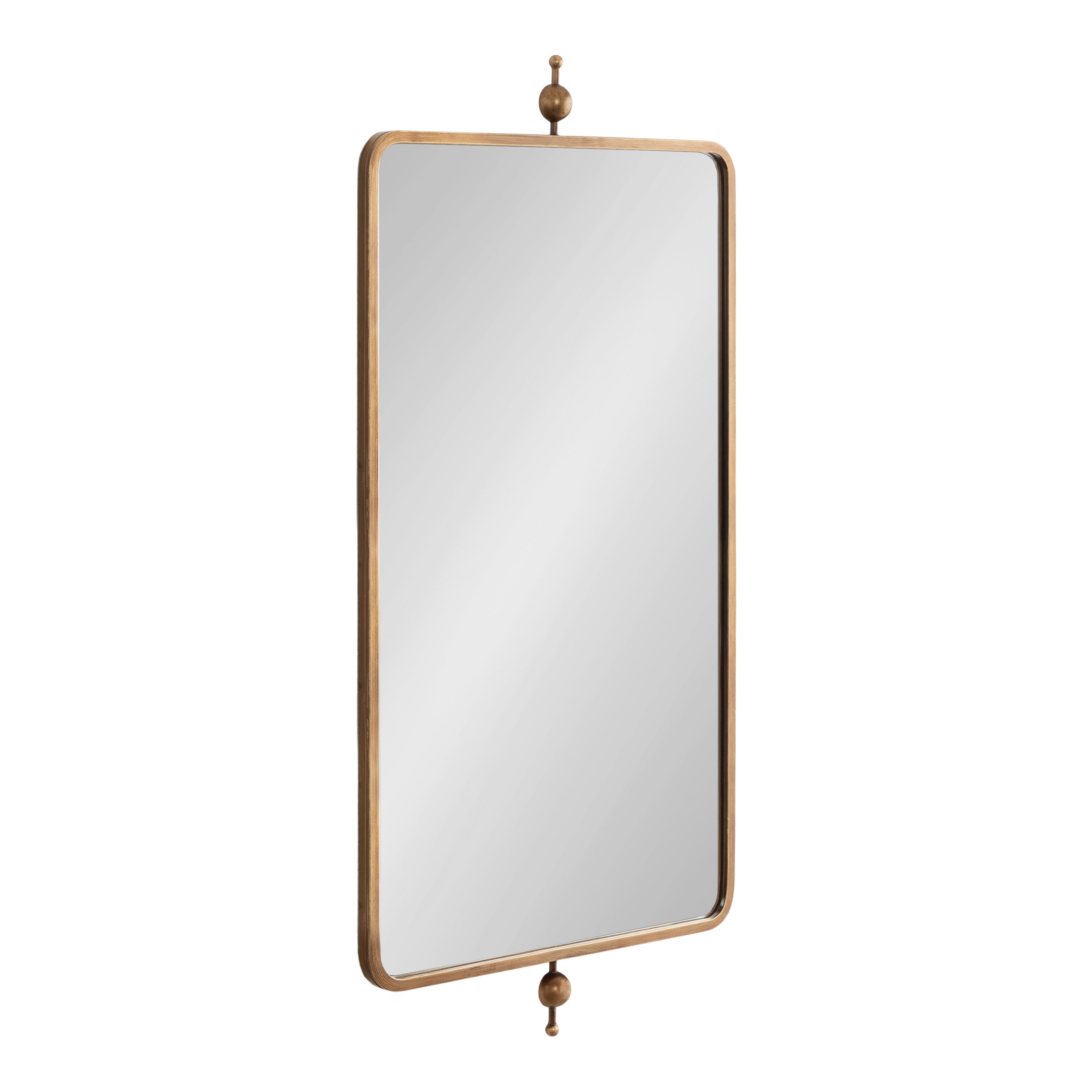 Rectangle Mirror 20x41 Gold 1