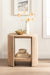 Side Table Natural Beige 22x13x22 8