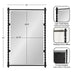 Rectangle Mirror Black 22x33 2