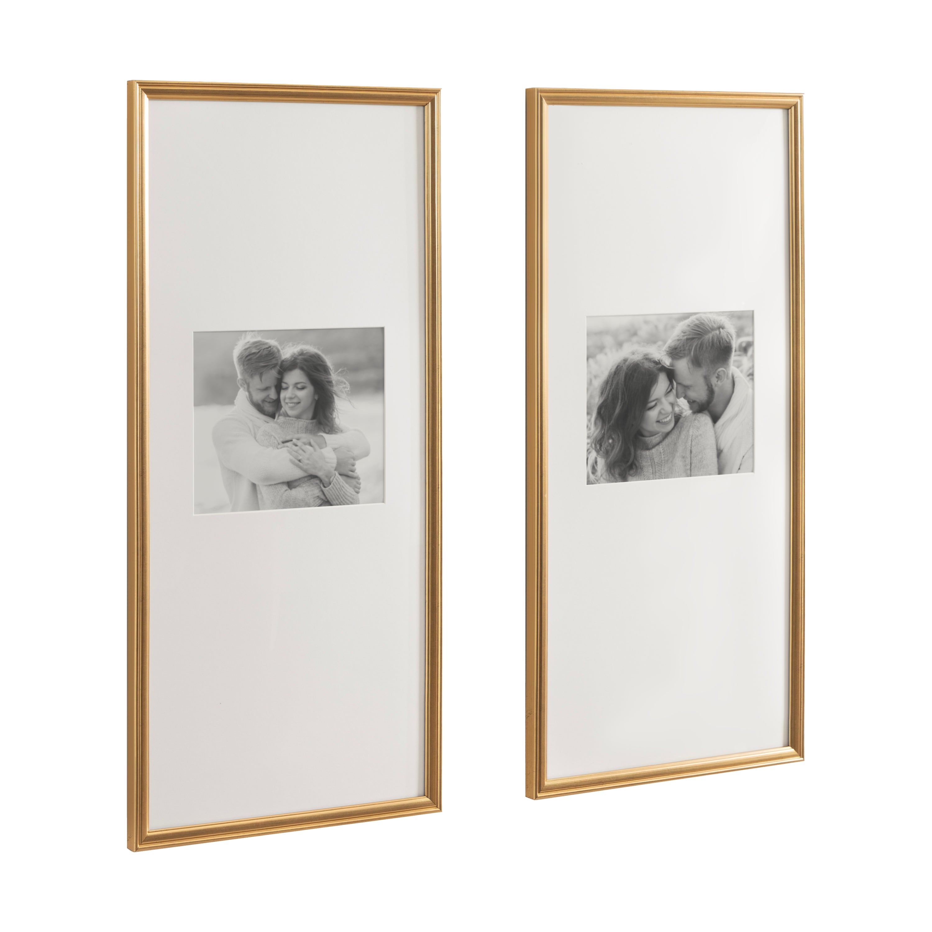 Wall Frame Gold 14x30 matted to 8x10 1