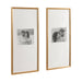 Wall Frame Gold 14x30 matted to 8x10 1